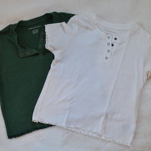 American Eagle Short Sleeve Button Top Bundle